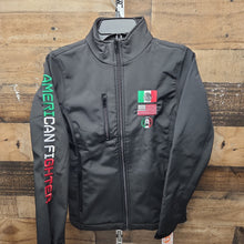 Load image into Gallery viewer, American Fighter Women&#39;s USA &amp; MEX Flag Jacket - Black