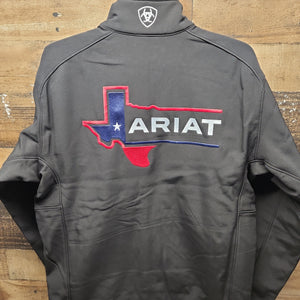 Ariat Men’s Texas Softshell Independent Smu Jacket - Black. #10043051