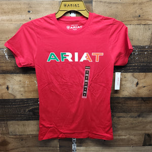 Ariat Women's Mexico T-shirt - Red