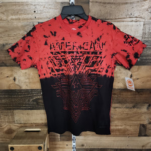 American Fighter Men's T-Shirt - Red/Black