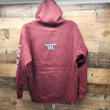 Load image into Gallery viewer, TR Unisex Aztec Hoodie - Maroon