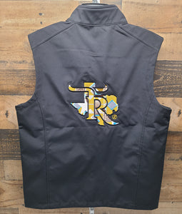 Texas Ranch Men’s Aztec Vest - Black