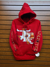 Load image into Gallery viewer, TR Unisex Aztec Hoodie - Red