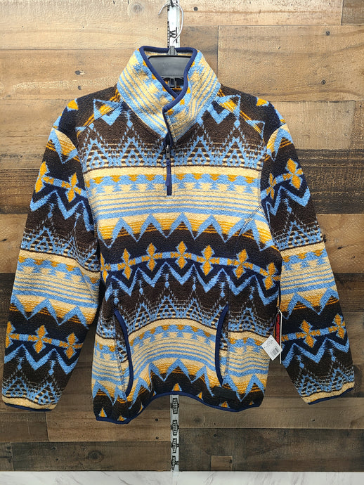 Rock & Roll Men's Berber Pullover - Aztec