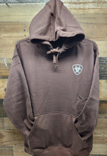 Load image into Gallery viewer, Ariat Men&#39;s Southwest Leather Sweatshirt - Chestnut