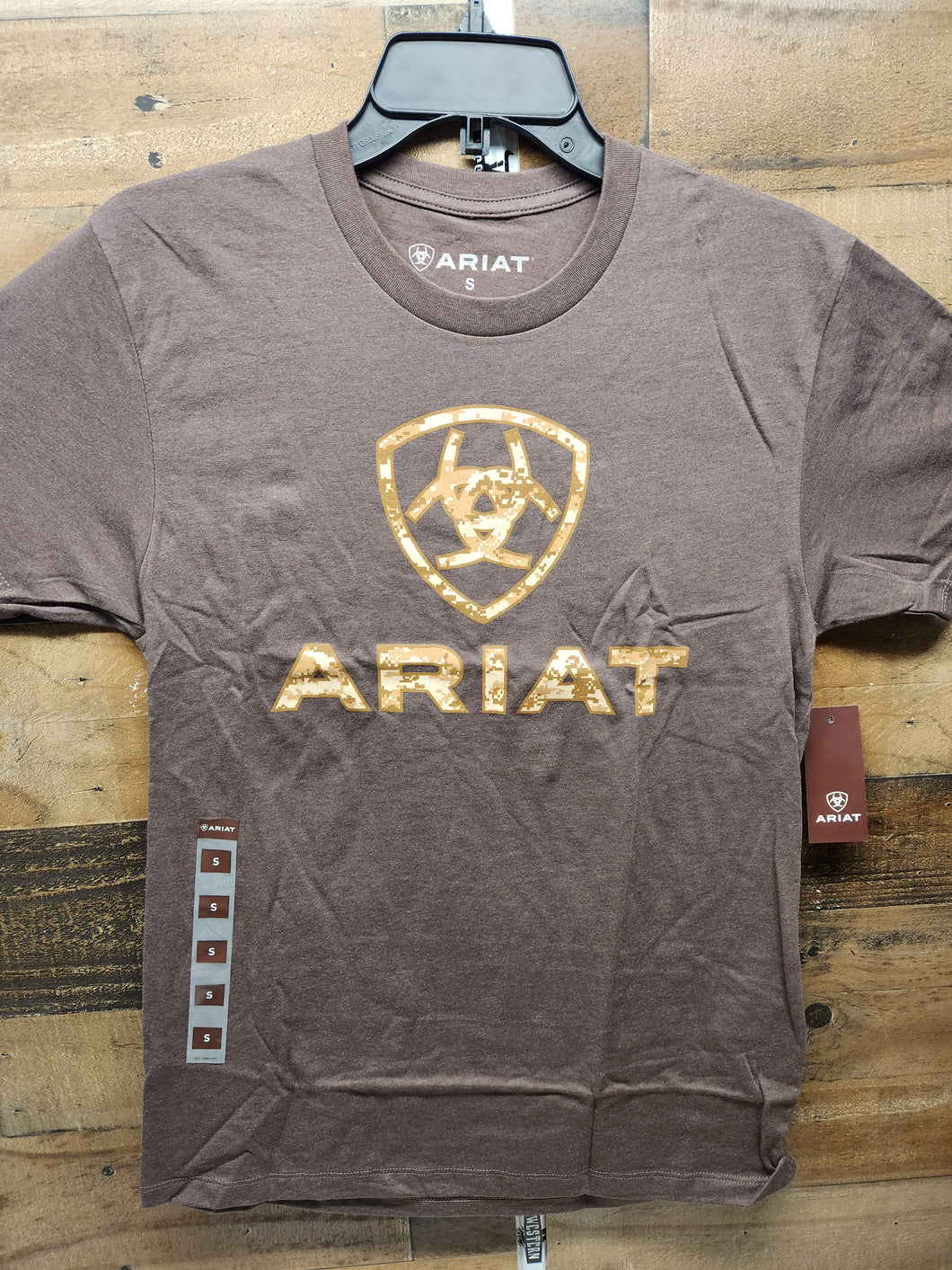 Ariat Men's Liberty USA Camo T-shirt - Brown