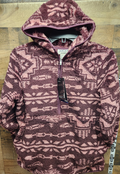 Ariat Women's Real Berber Pullover - Mulberry Brown