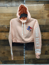 Load image into Gallery viewer, TR Women&#39;s Federal Cropped Hoodies-Pink