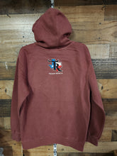 Load image into Gallery viewer, TR Unisex Federal and USA Flag Hoodie - Maroon