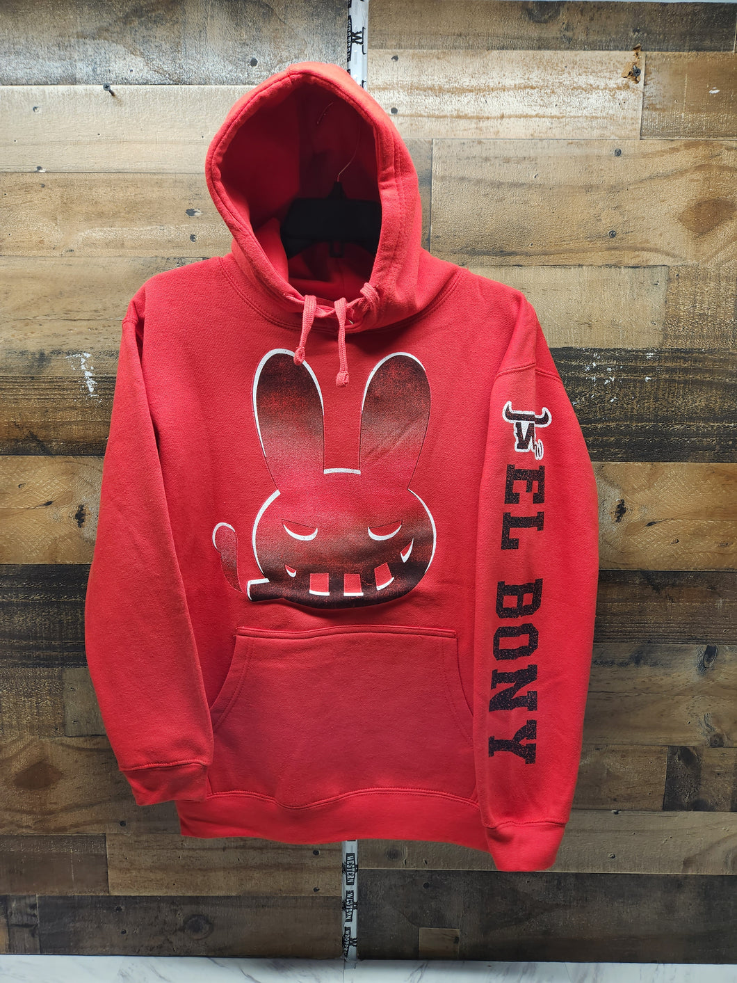 Los jefes Unisex El Bony with Brackets Hoodie - Red