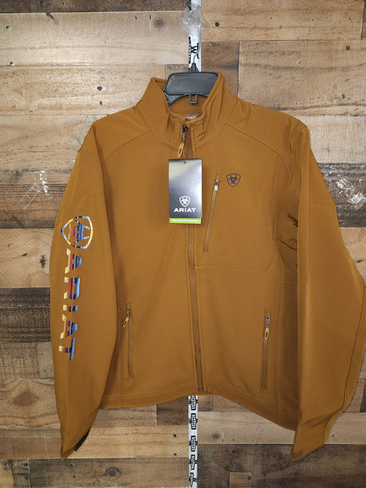 Ariat Men's Logo 2.0 Softshell Jacket - Chestnut