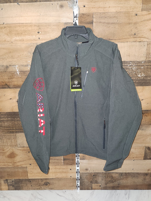 Ariat Men’s Logo 2.0 Softshell Jacket - Char/Americana
