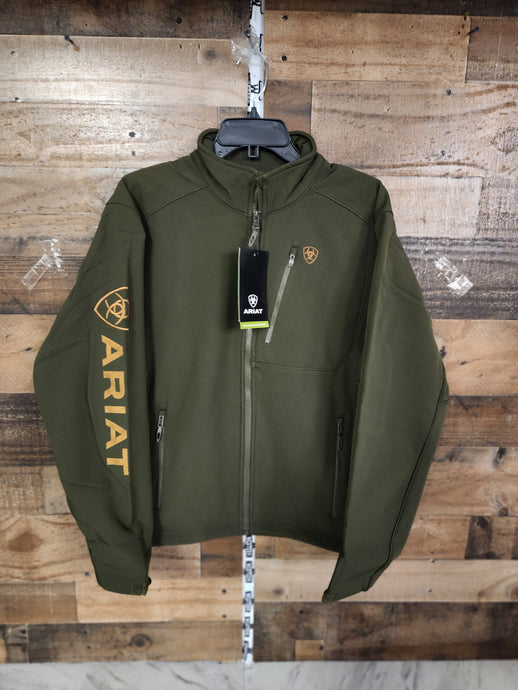 Ariat Men’s Logo 2.0 Softshell Jacket - Brine Olive