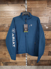 Load image into Gallery viewer, Ariat Men’s Logo 2.0 Softshell Jacket - Majolica Blue