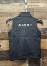 Load image into Gallery viewer, Ariat Unisex Youth New Team Softshell Vest - Black