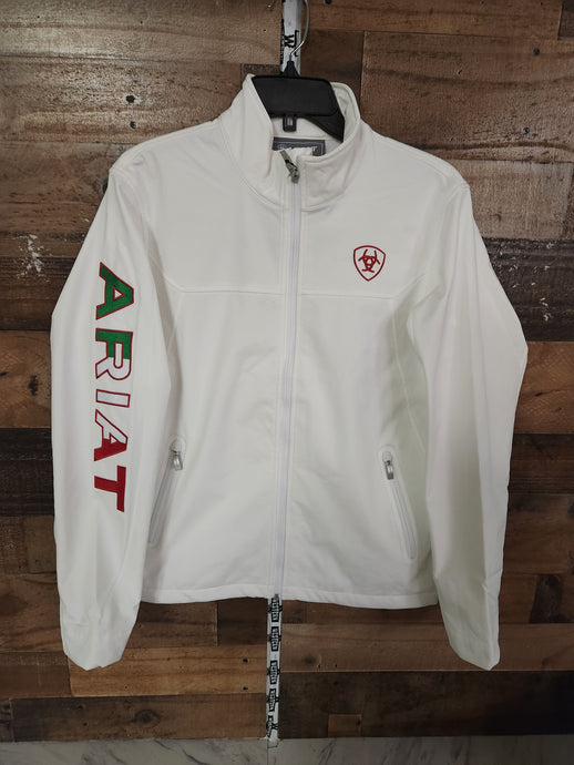 Ariat Men's New Team SoftShell México Jacket - White