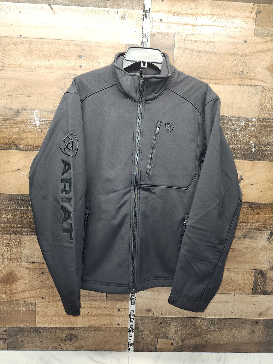 Ariat Men's Logo 2.0 Softshell Jacket - Black/Black