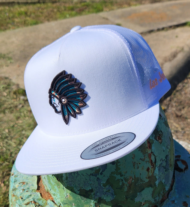 Apache Pluma Azul - White/White