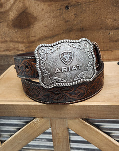 Ariat Men’s Leather Belt - Flowers