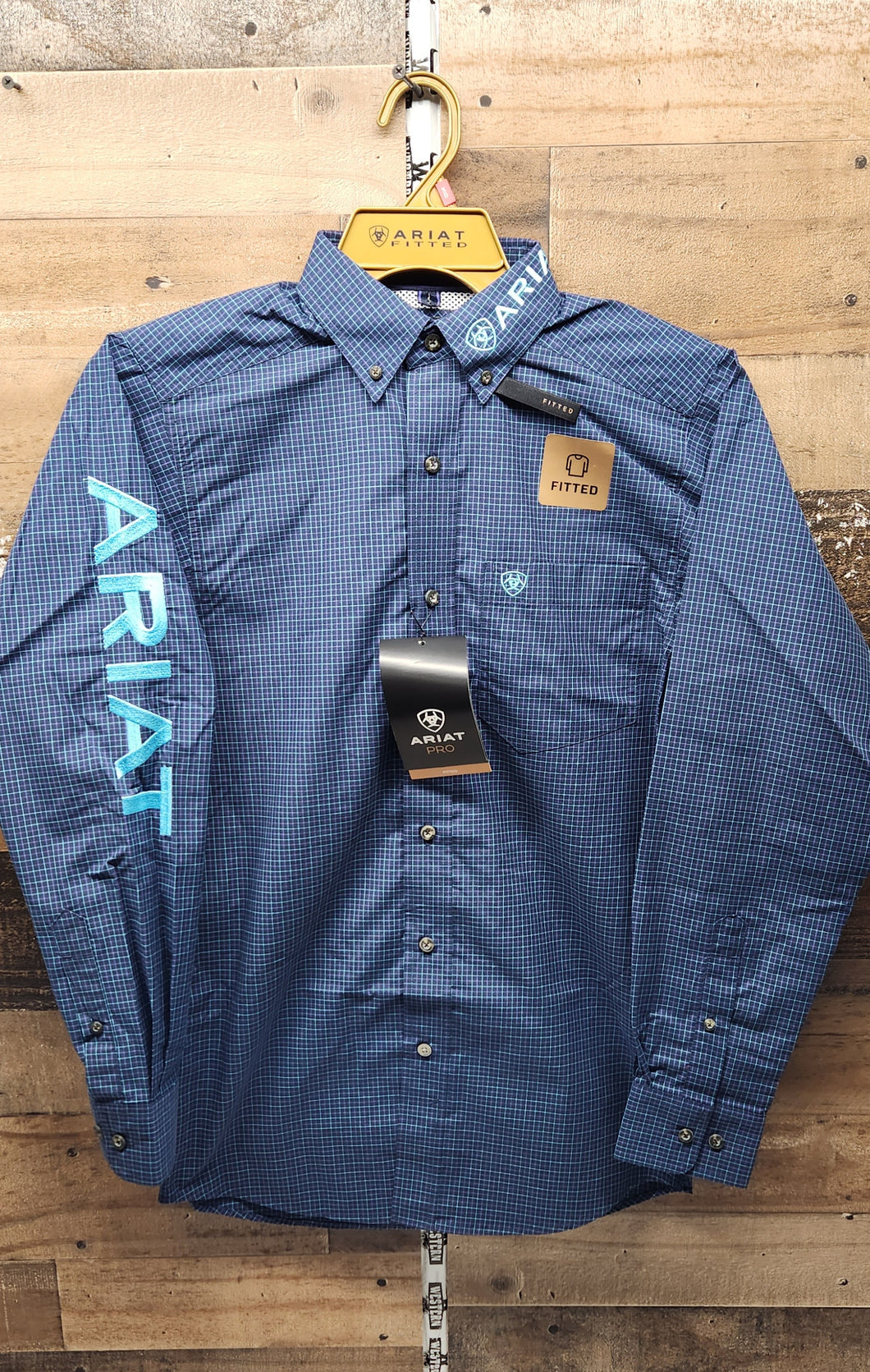 Ariat Men's Team Sully Fitted Shirt - Navy