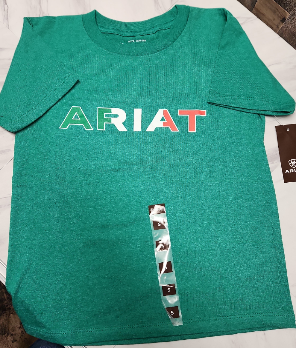 Ariat Boy’s Viva Mexico T-shirt -Green