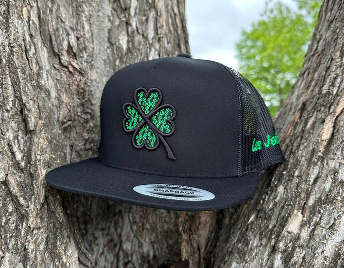 Los Jefes Black Lucky Clover - Black/Black