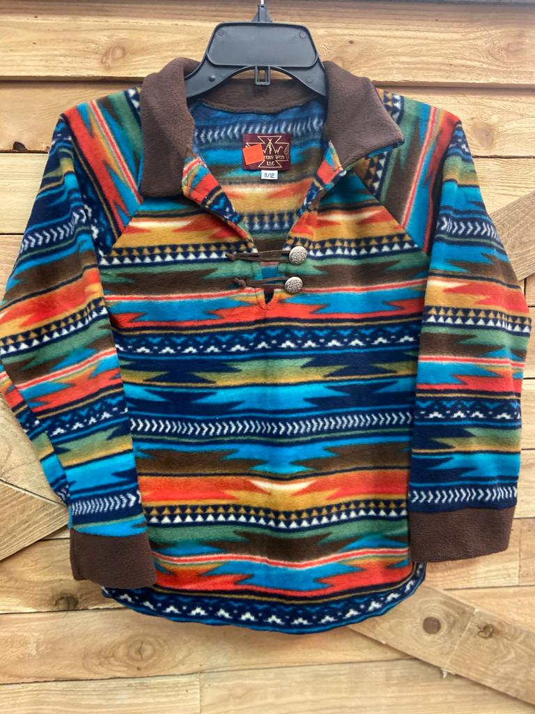 WW Kids Serape Sunset Aztec Sweater