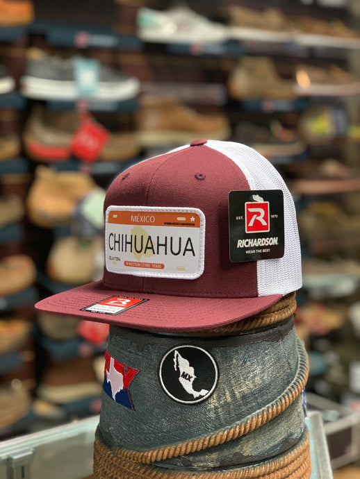 Ww Chihuahua R - Burgundy/White