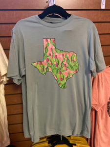 WW Women's Texas Cactus T-Shirt/Light Green