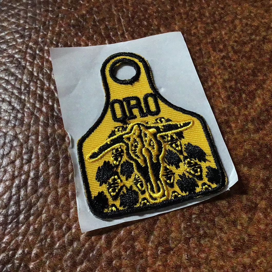 Cow Skull Tag QRO Patch