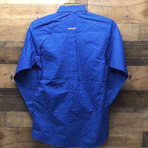 Ariat Men’s Fitted Shirt - Directoire Blue