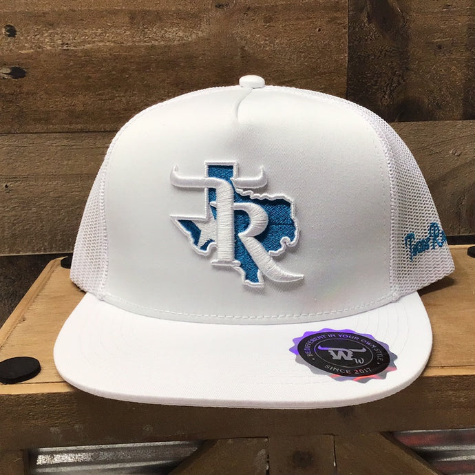 Turquoise - White/White