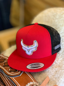 R & C Aztec Logo- Red/Black