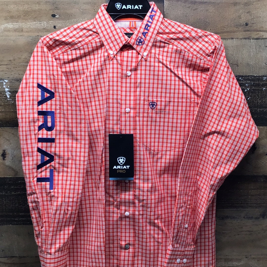 Ariat Men’s Malcolm Classic Shirt-Toucan Bill/Blue Letters