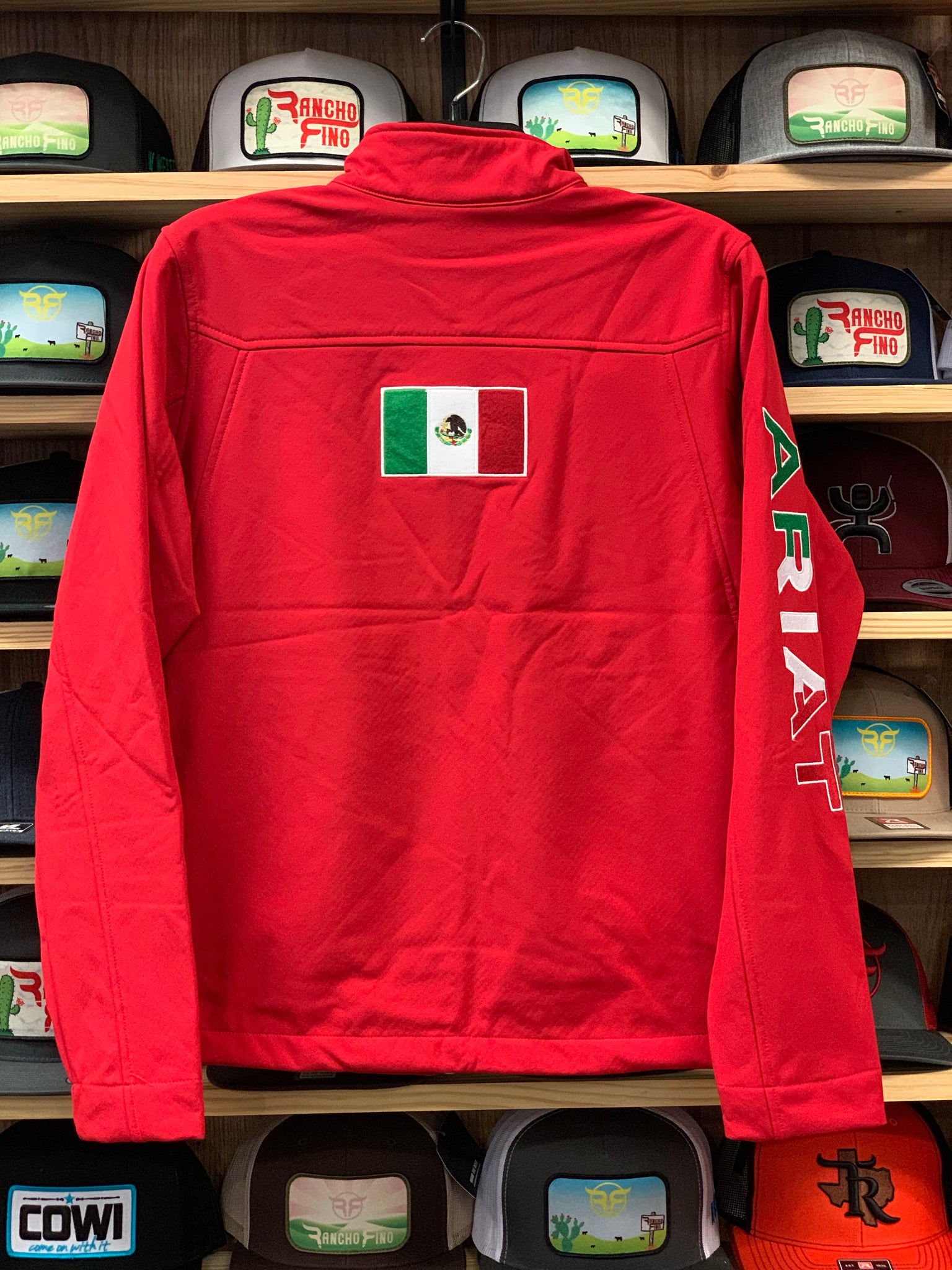 Ariat Women's Classic Team Mexico Softshell Jacket Red – W