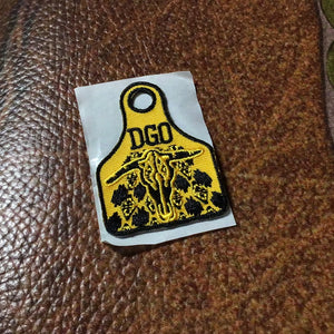 Cow Skull Tag DGO Patch