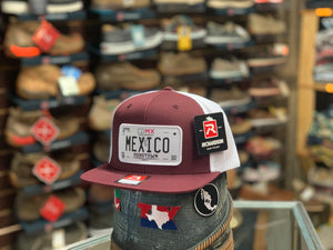 Ww Mexico R -Burgundy/White