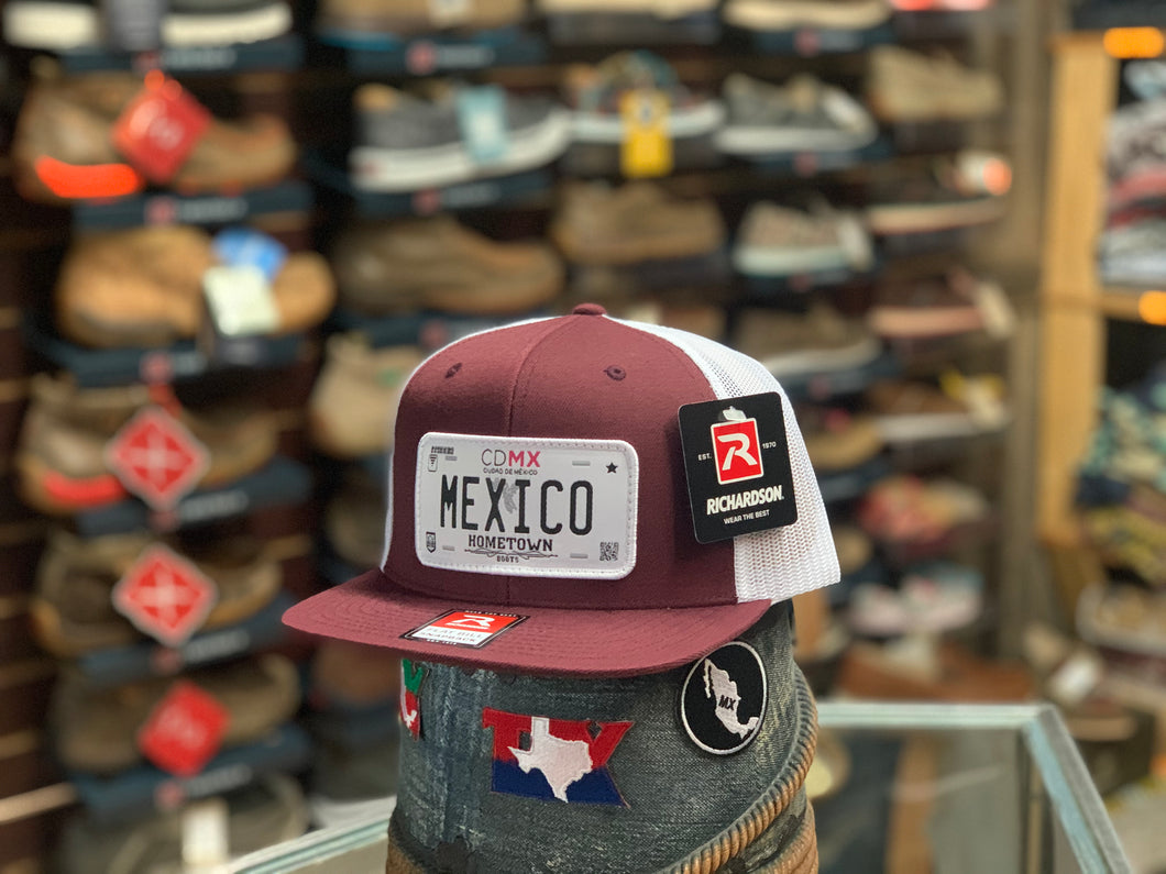 Ww Mexico R -Burgundy/White