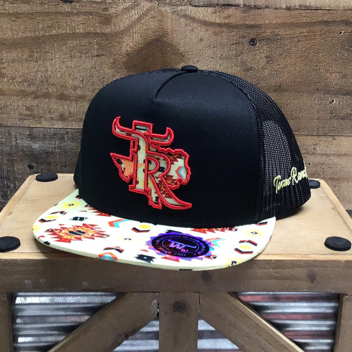 Multi Red Outline - Aztec Brim/Black