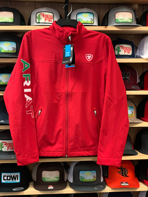 Ariat Men’s New Softshell Mexico Jacket - Red