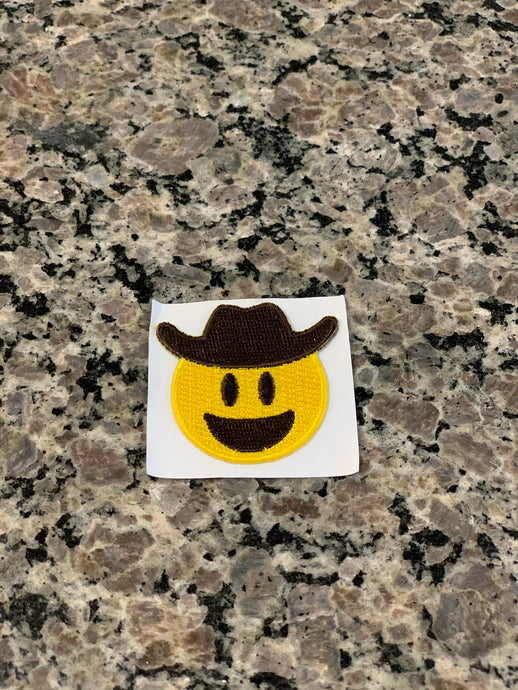 Cowboy Emoji Patch