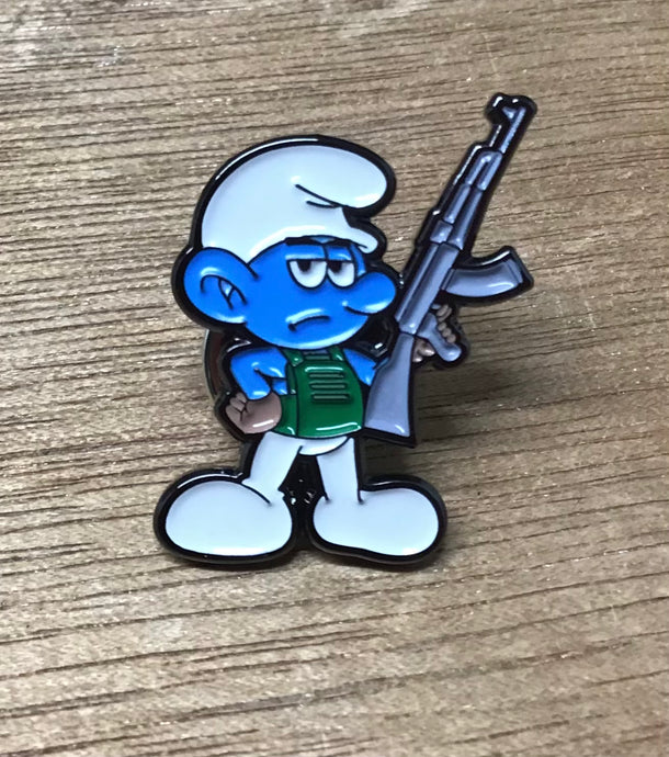 Pitufo Bélico Little Pin