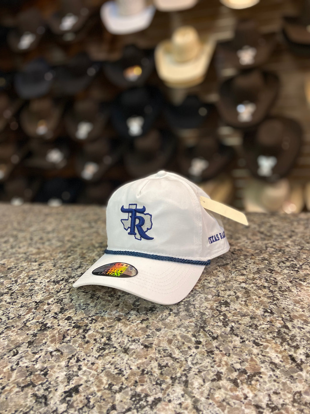 TR Old Fashion with Blue Rope-White/White