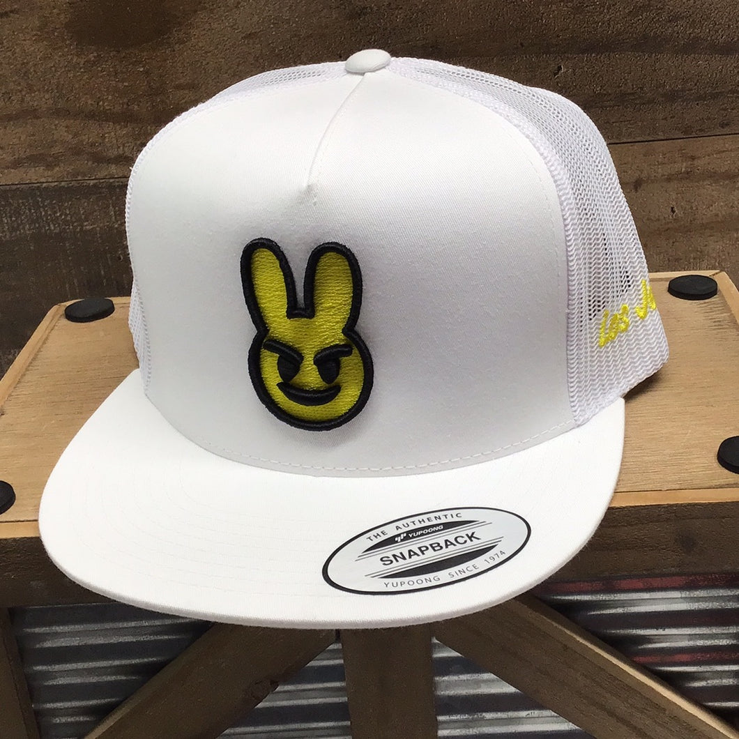 Happy Bunny - White/White